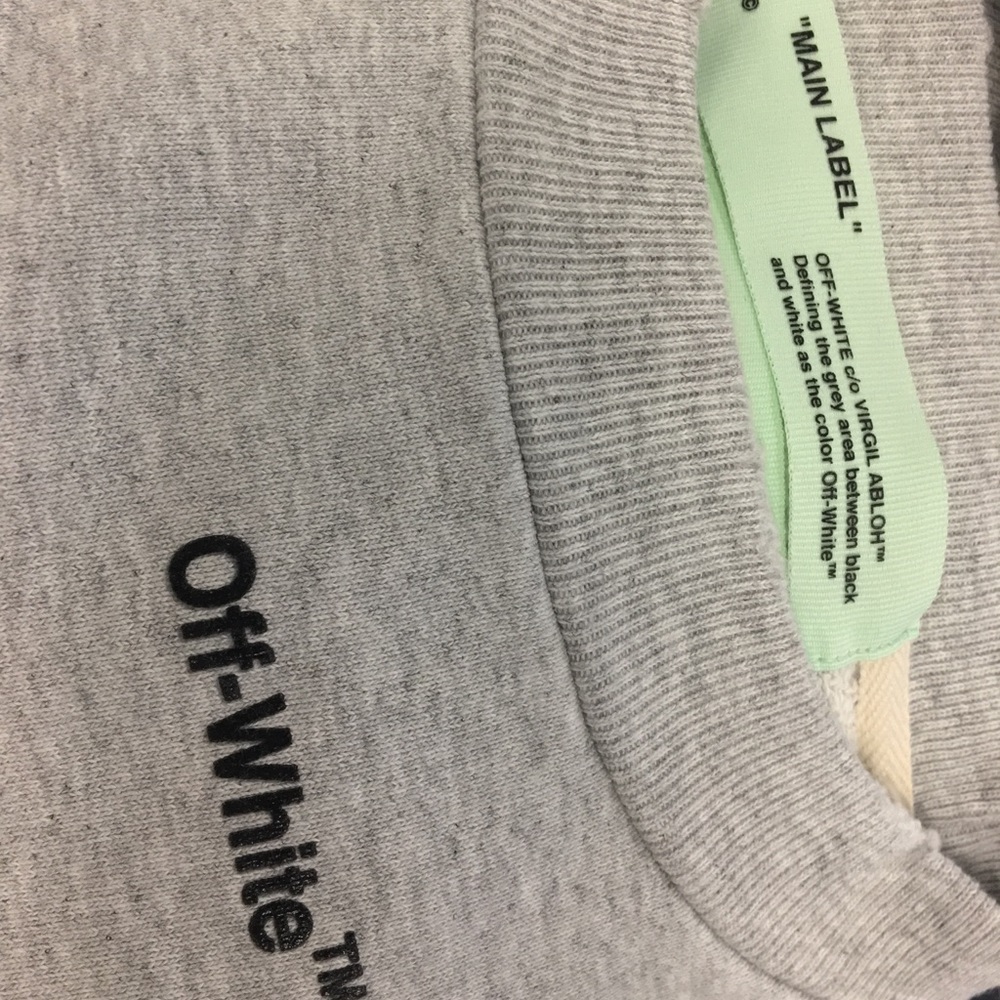 Off-White cropped sweatshirt
